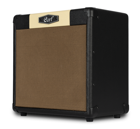 SX LG2ASHNA Lapsteel Gitaar Set met Cort CM15RBK 15W Versterker 8 inch Reverb Zwart