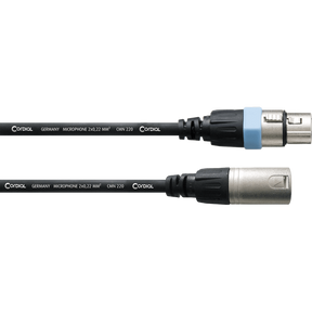 Cordial CCM FM Essentials Microfoonkabel – XLR mannelijk/vrouwelijk – Zwart
