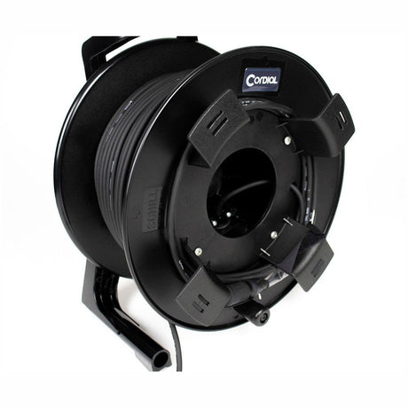 Cordial ECL CPM75FM-234-SD Select Microfoonkabel – Neutrik XLR – 75m Op Haspel – Zwart