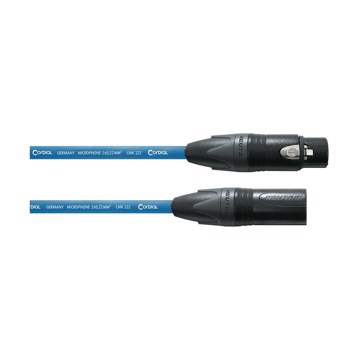 Cordial CMP FM BL Select Microfoonkabel – XLR mannelijk/vrouwelijk – Blauw