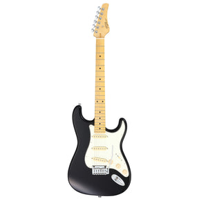 FGN Boundary elektrische gitaar zwart 3 FGN Singlecoils incl. gigbag