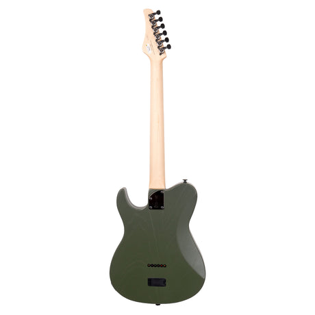 FGN J-Standard Iliad Dark Evolution 664 elektrische gitaar Open Pore Olive Green Fishman Fluence