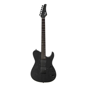 FGN J-Standard Iliad Dark Evolution 664 elektrische gitaar Open Pore Black Fishman Fluence