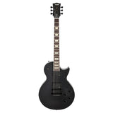 FGN Neo Classic LS10 elektrische gitaar Matte Black, EMG 81 en 85, met gigbag