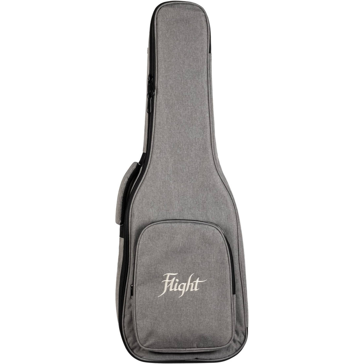 Flight MBB-30 GY Mini Bass Gigbag 15mm Gevoerd Grijs met Accessoirevak
