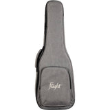 Flight MBB-30 GY Mini Bass Gigbag 15mm Gevoerd Grijs met Accessoirevak