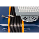 HOHNER A2930 XS Knopaccordeon - 21 knoppen en 15 bassen Blauw‑Oranje met gigbag en draagriem voor kinderen