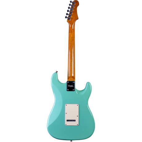 JET JS-300 SFG LH Linkshandige Elektrische Gitaar SSS Tremolo Roasted Maple Toets Seafoam Green