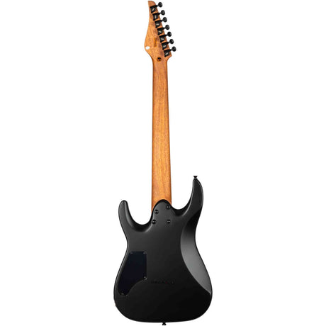 JET JS-507 BK Stygian 7-snarige S-style Elektrische Gitaar HH Vaste Brug Rosewood Toets Satijn Zwart