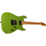 JET JS-500 MGR S-style Elektrische Gitaar HH Wilkinson Tremolo Roasted Maple Toets Mat Groen