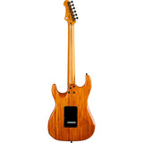 JET JS-600 TPP S-style Elektrische Gitaar HSS Mahonie Body Flame Maple Top Transparant Paars