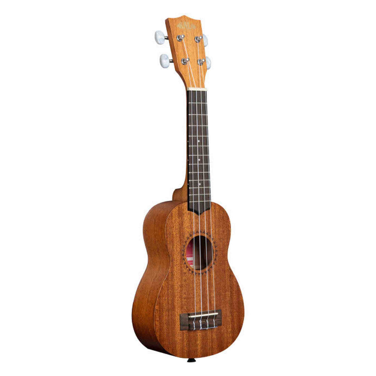 Kala KA-15S sopraan ukulele set – Mahonie, met tas, tuner en strap