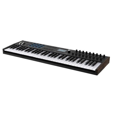Arturia KeyLab 61 mk3 Black – MIDI keyboard, 61 toetsen, RGB pads, DAW-integratie