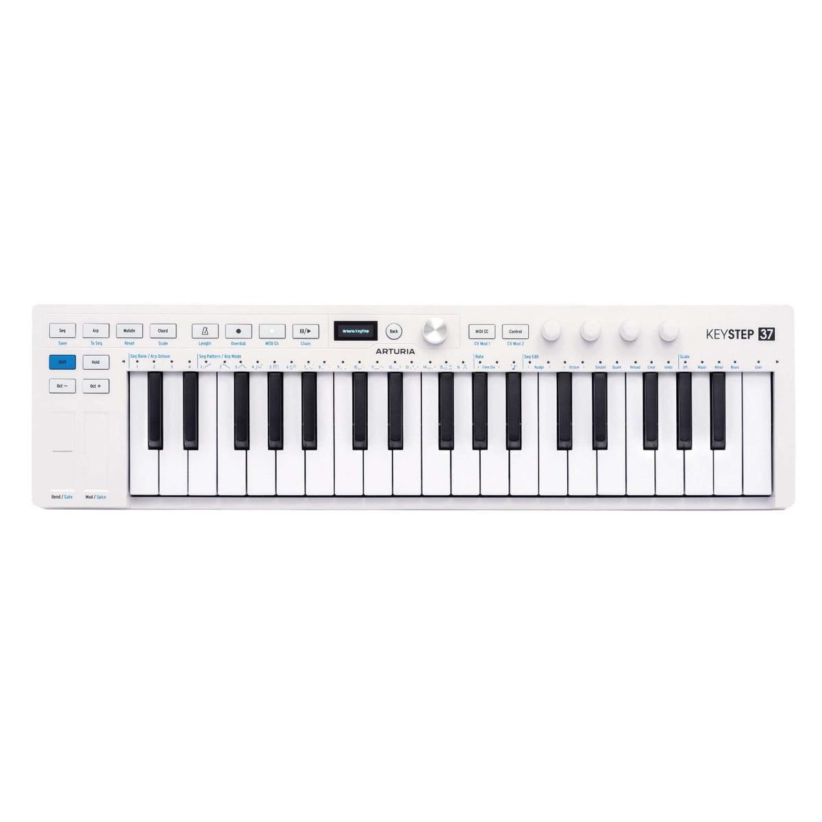 Arturia KeyStep 37 mk2 MIDI controller met 37 toetsen, sequencer en CV/Gate