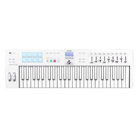 Arturia KeyLab Essential mk3 61 Alpine White – USB/MIDI keyboard met 61 toetsen met softwarebundel