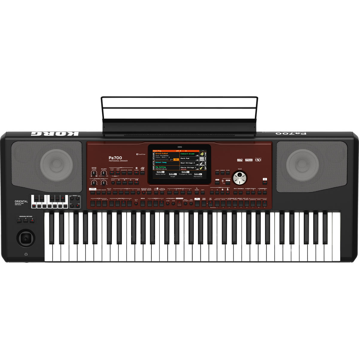 KORG PA700 Oriental Entertainer Keyboard – 61 toetsen, kwarttoon-bediening, oosterse sounds & styles