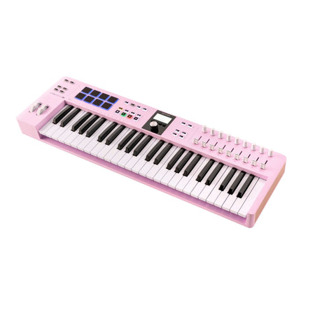 Arturia KeyLab Essential 3 49 Rose Quartz MIDI controller met 49 toetsen, pads en DAW-integratie