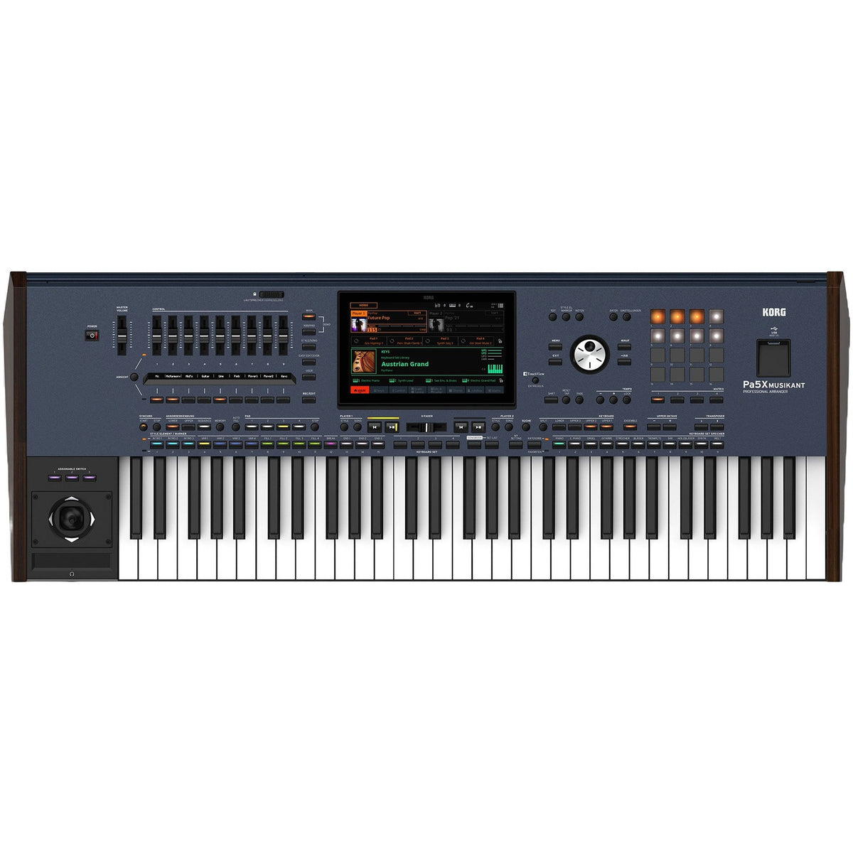 Korg Pa5X 61 MUSIKANT Arranger Keyboard met Aftertouch en Interface