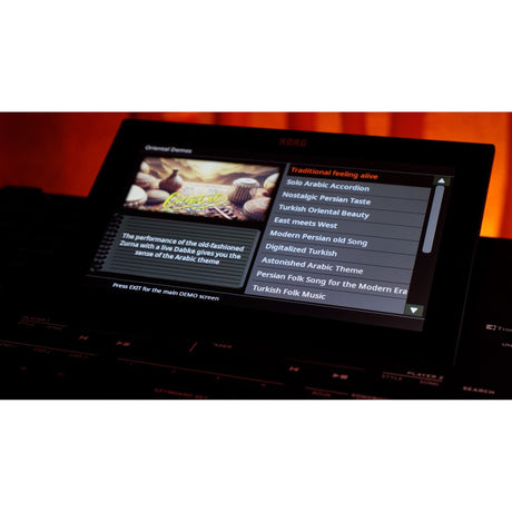 Korg Pa5X 61 ORIENTAL Arranger Keyboard met Aftertouch en Oosterse Sounds