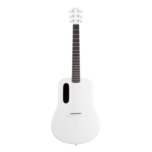 LAVA ME 4 Carbon 36" White – Smart Gitaar met SHARC-processor, FreeBoost™ & Airflow Tas