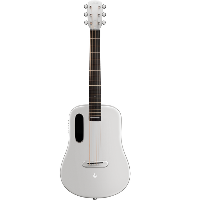 LAVA ME Air Carbon Silver – Smart Gitaar met Airsonic Carbon Fiber & FreeBoost™ Technologie