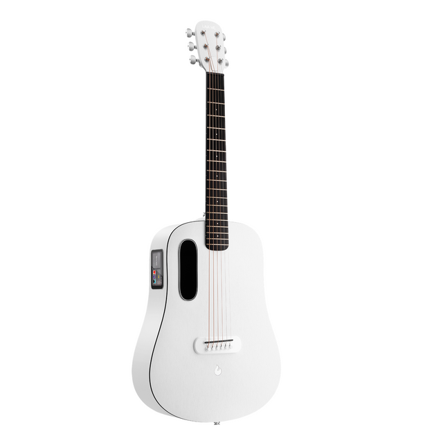 LAVA ME Play Frost White – Smart Gitaar met Hilava 2.0, Effecten en Tas