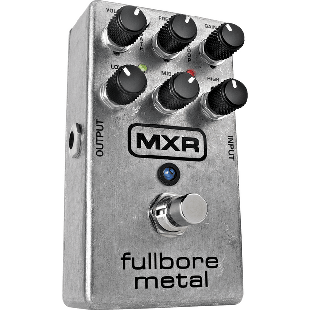 MXR M116 Fullbore Metal – Grijs, High-Gain met 3-Bands EQ