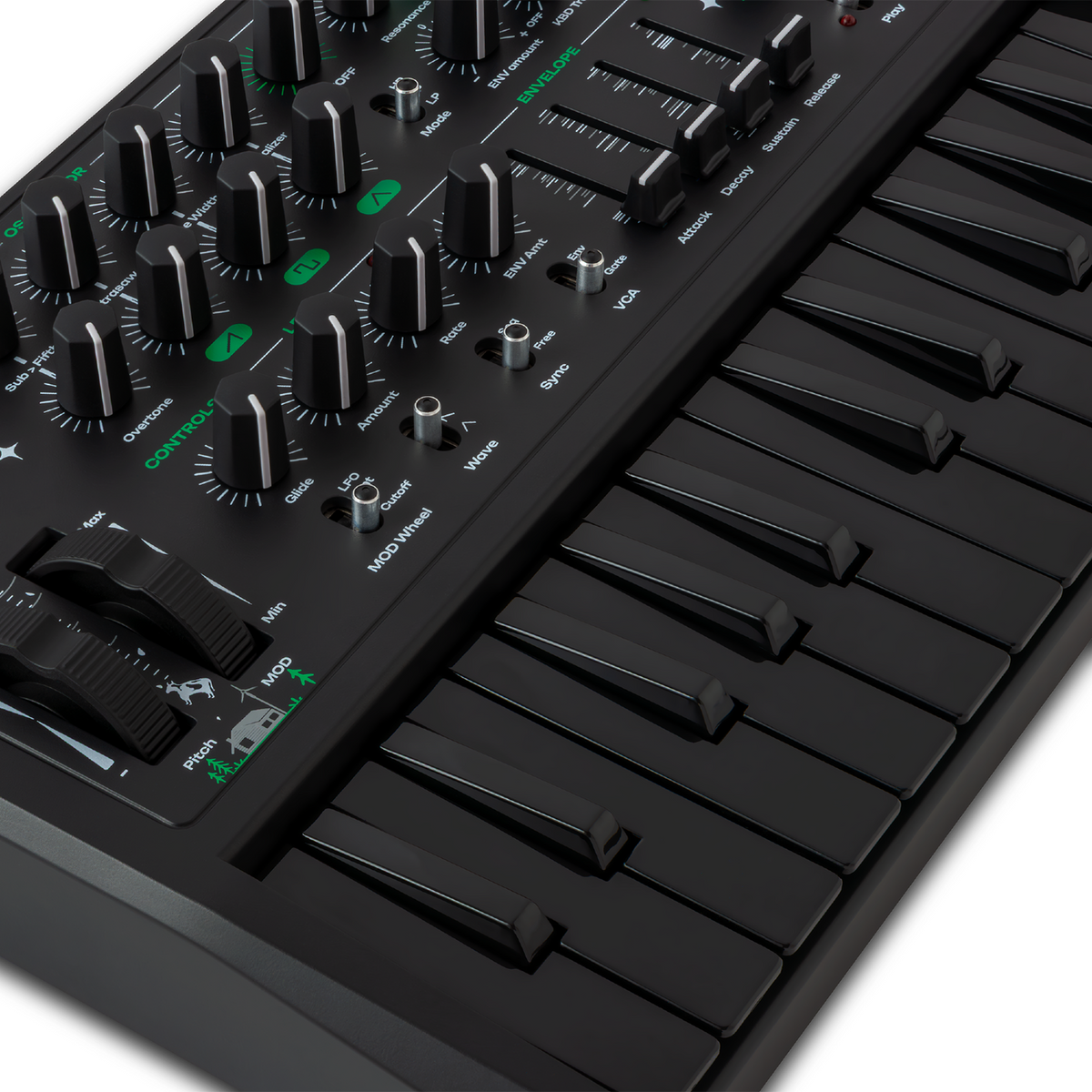 Arturia MicroBrute UFO – Analoge synthesizer met 25 toetsen, sequencer en patchbay