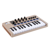 Arturia MiniLab 3 Champagne – Compact USB/MIDI keyboard 25 toetsen en OLED-display