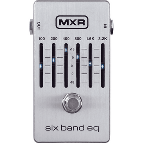 MXR M109S 6 Band EQ – Grijs, Compacte Toonregeling