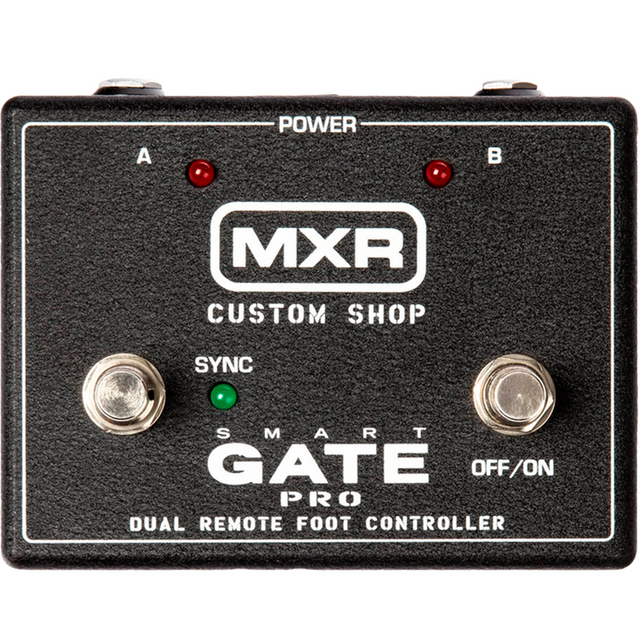 MXR M235FC Footswitch – Zwart, Voor Smart Gate Pro Rack