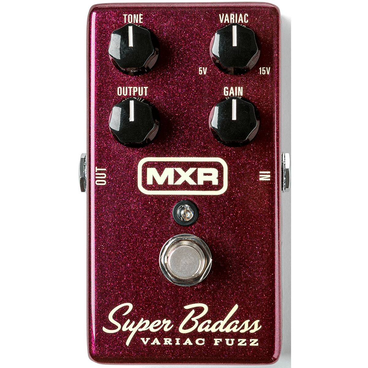 MXR M236 Super Badass Variac Fuzz – Violet, Met Variabele Voedingskarakteristiek