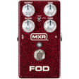 MXR M251 FOD Drive – Rood Analoog Overdrive Pedaal met Dubbele Gain-kanalen en True Bypass
