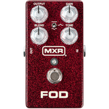 MXR M251 FOD Drive – Rood Analoog Overdrive Pedaal met Dubbele Gain-kanalen en True Bypass