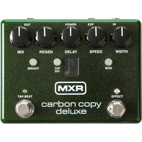 MXR M292 Carbon Copy Deluxe – Groen, Analoog Delay met Tap Tempo en Mod