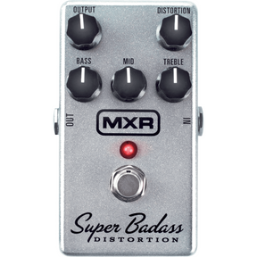 MXR M75 Super Badass Distortion – Grijs, 3-Bands EQ
