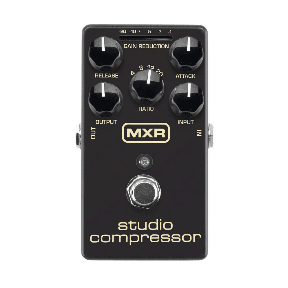 MXR M76 Studio Compressor – Zwart, Analoog met Volledige Regeling