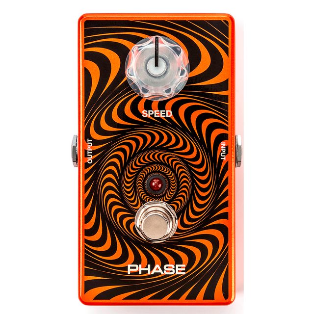 MXR WA90 Audio Phase – Zakk Wylde Signature, Zwart/Oranje met Analoog Circuit