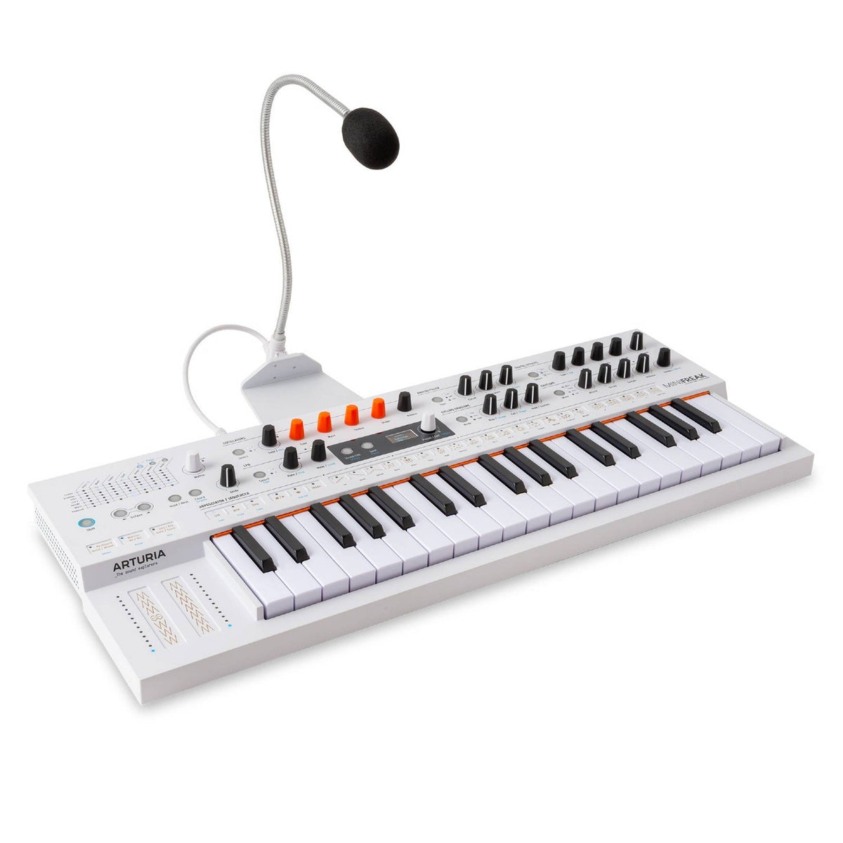 Arturia MiniFreak Vocoder – Synthesizer 37 toetsen, vocoder, modulatie en gooseneck microfoon