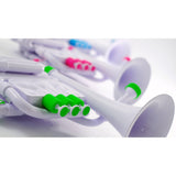NUVO jHorn wit-roze kinder blaasinstrument in Bb lichtgewicht met draaiventielen