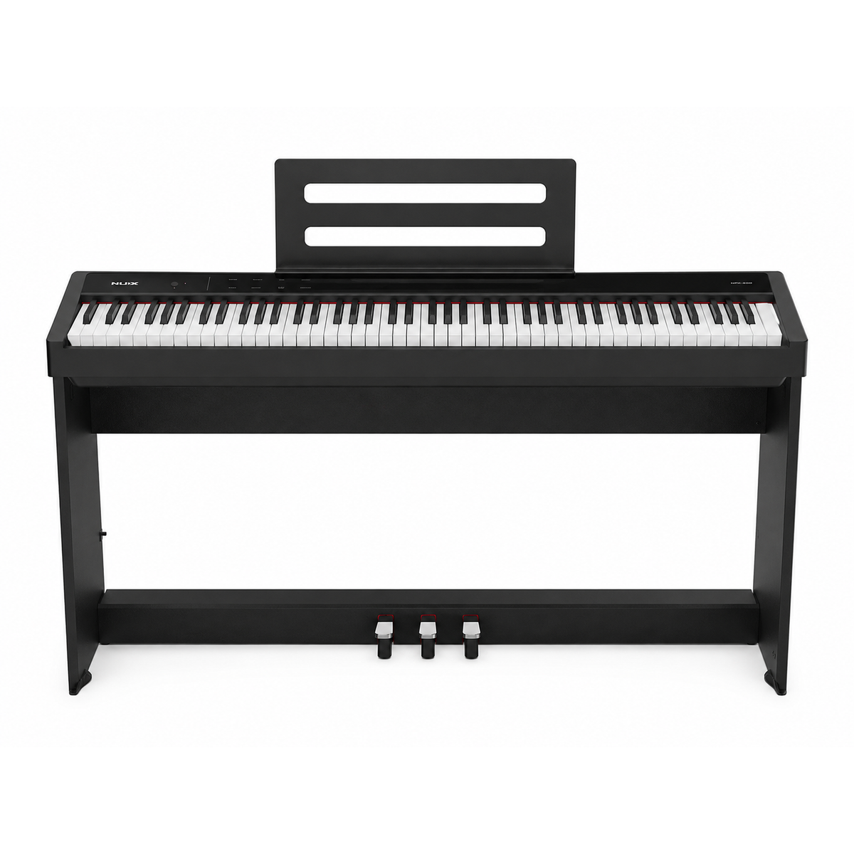 NUX NPK-200 Digital Stage Piano Set met NPS-2 Houten Standaard, 88 Toetsen