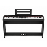 NUX NPK-200 Digital Stage Piano Set met NPS-2 Houten Standaard, 88 Toetsen