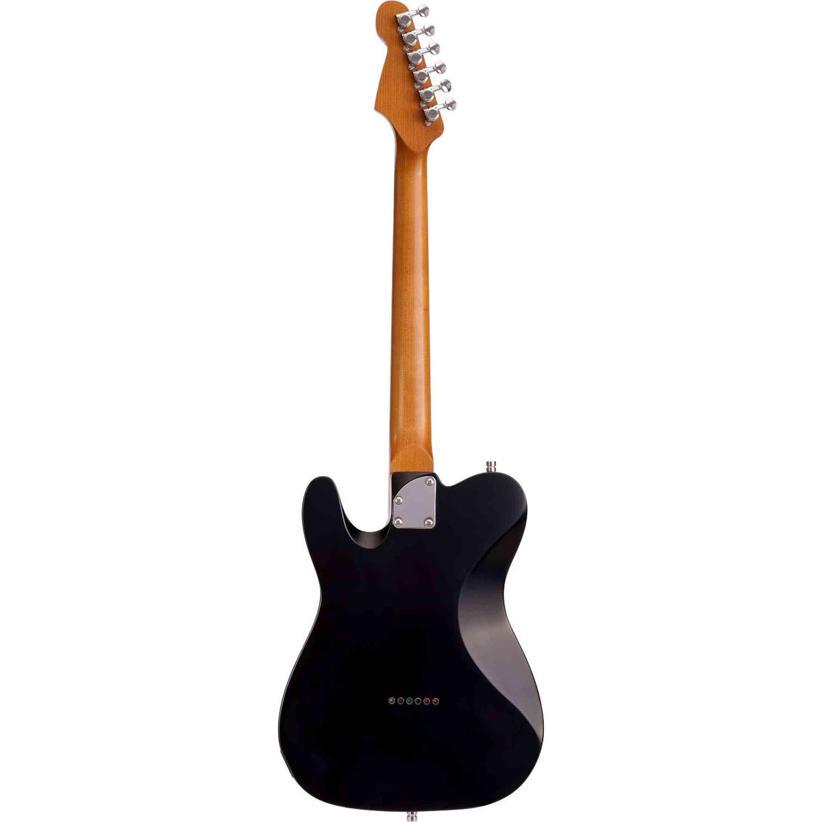 Patina PT-3 BK T-style Elektrische Gitaar SS Alnico V Nitro Paulownia Body Roasted Maple Hals Zwart