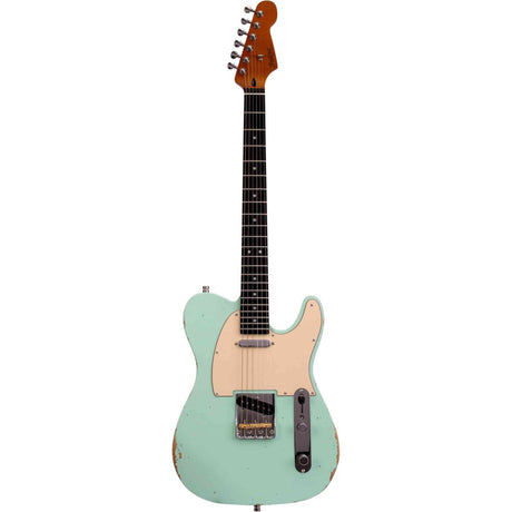 Patina PT-6 SFG R T-style Elektrische Gitaar SS Alnico V Nitro Relic Paulownia Body Roasted Maple Hals Seafoam Green
