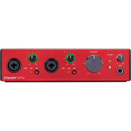 Focusrite Clarett+ 2Pre – Premium Audio Interface