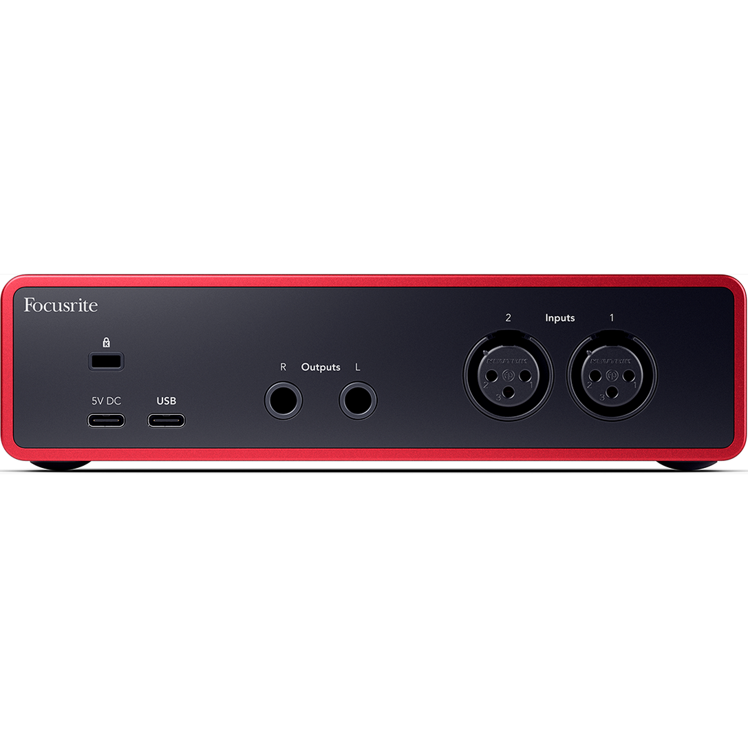 Focusrite Scarlett 2i2 4th Gen – 2-Kanaals USB-C Audio Interface