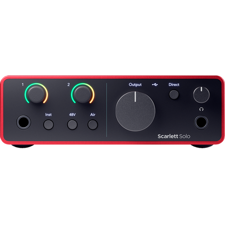 Focusrite Scarlett 4 Solo – Professionele USB-C Audio Interface 24-bit / 192 kHz
