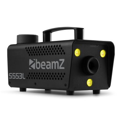 beamZ S553L Rookmachine met RGB LED's en Draadloze Afstandsbediening – 550W