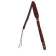 Flight S58 Bruine Leren Ukulele Strap EU Handgemaakt met Verstelbare Lengte