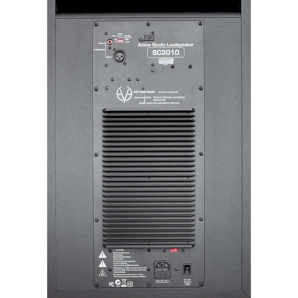 EVE Audio SC3010 actieve 3-weg studiomonitor 10 inch 1300W 29Hz-21kHz 126 dB met DSP SMART-knob